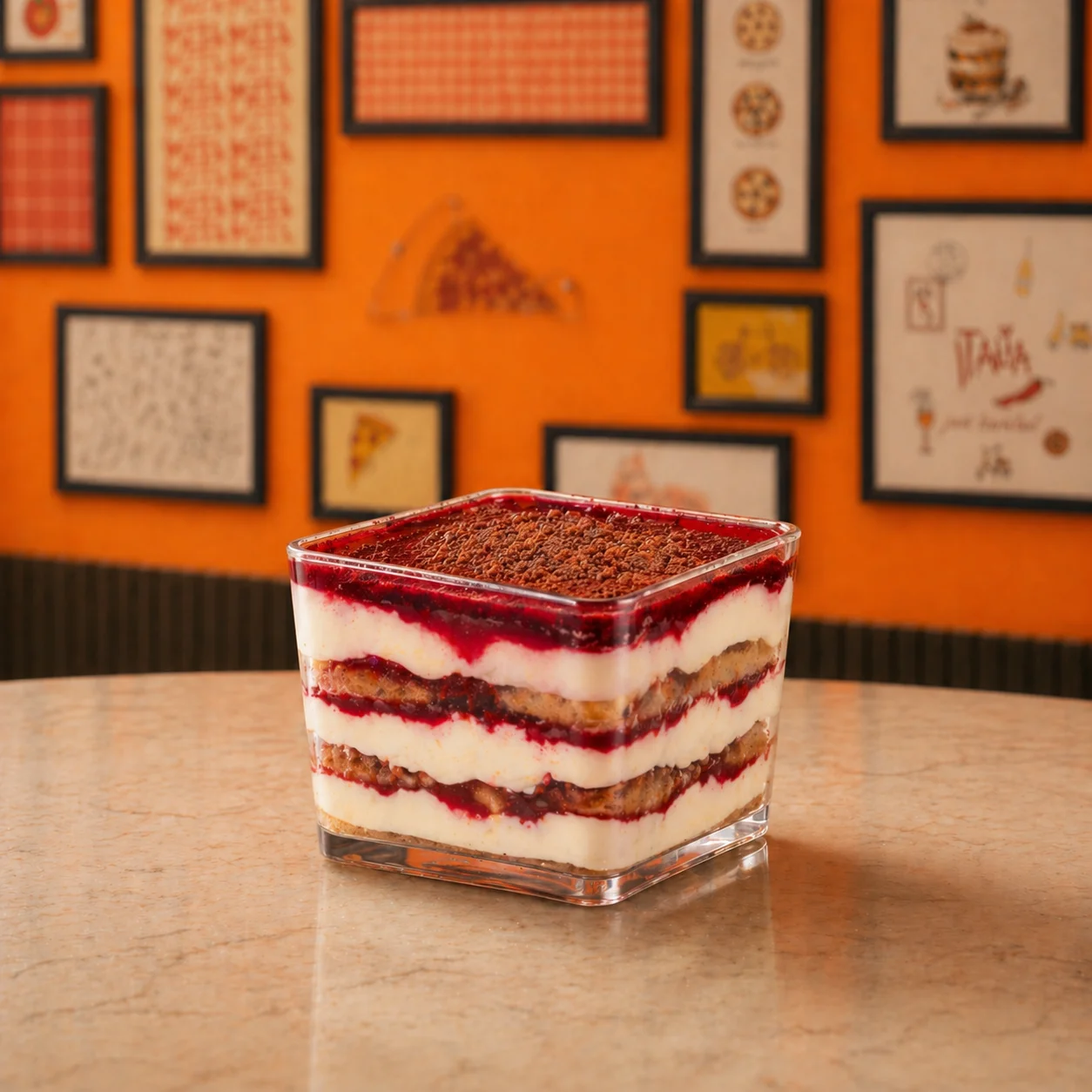 Tiramisu Frambuazlı